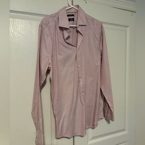 BNWT RW&Co men’s slim fit dress shirt - pink - men’s large